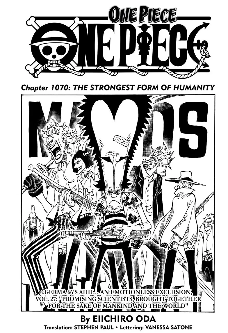 One Piece Manga, chapter 1070, page 1