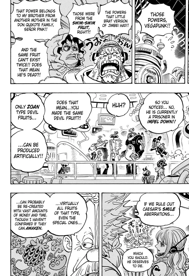 One Piece Manga, chapter 1070, page 6