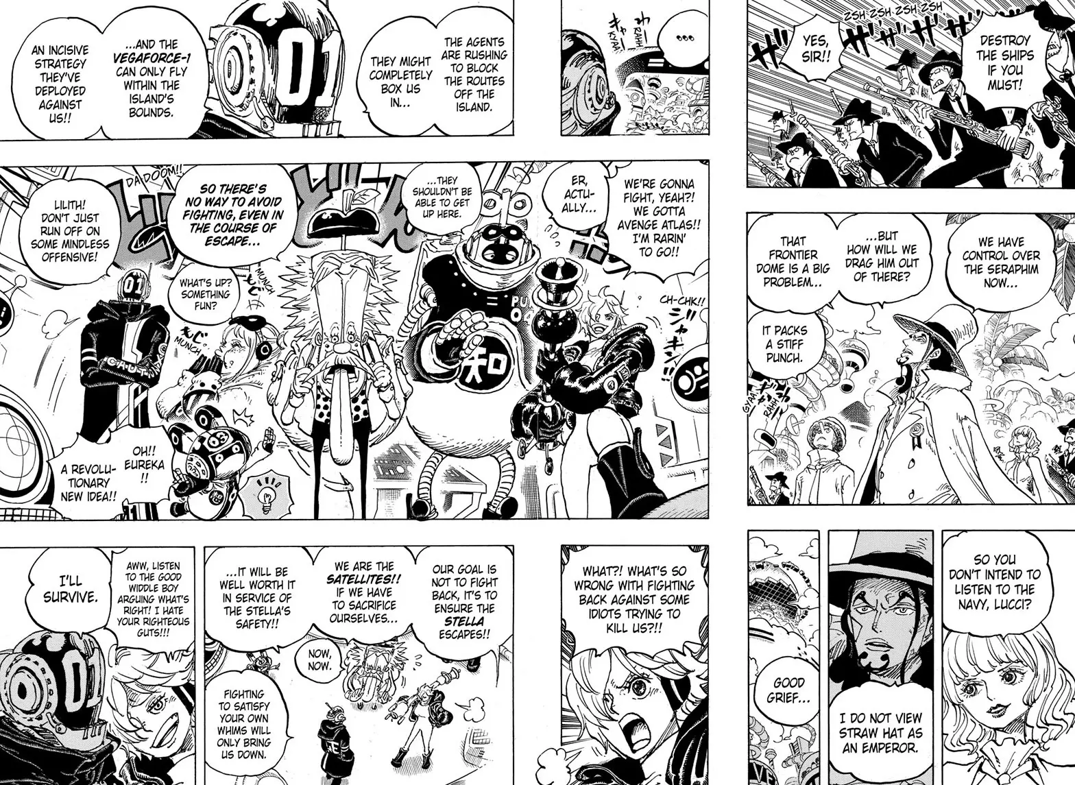 One Piece Manga, chapter 1071, page 6