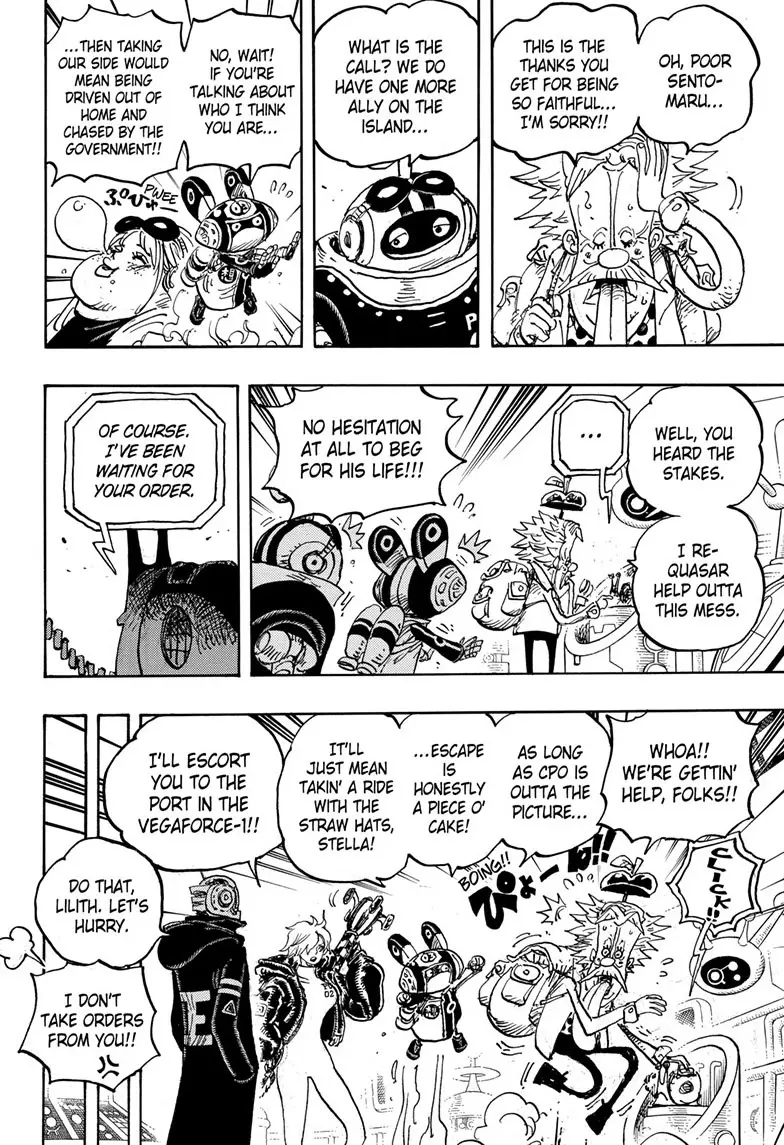 One Piece Manga, chapter 1071, page 7