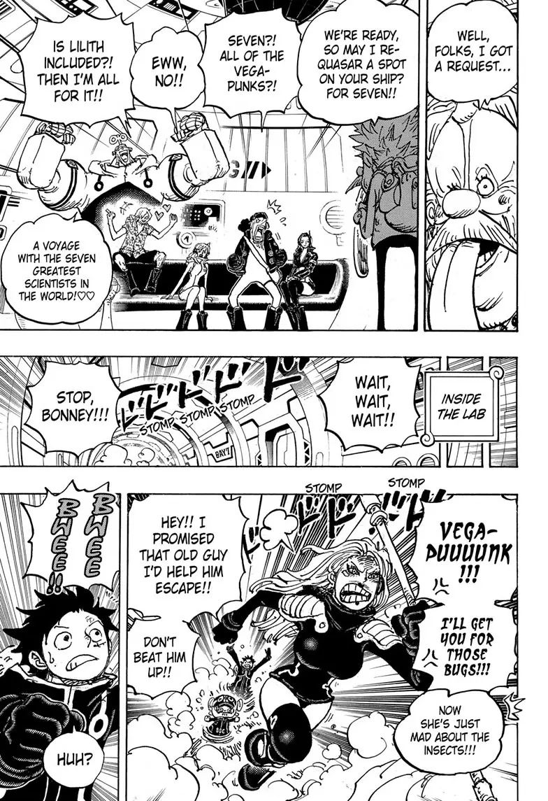One Piece Manga, chapter 1071, page 8