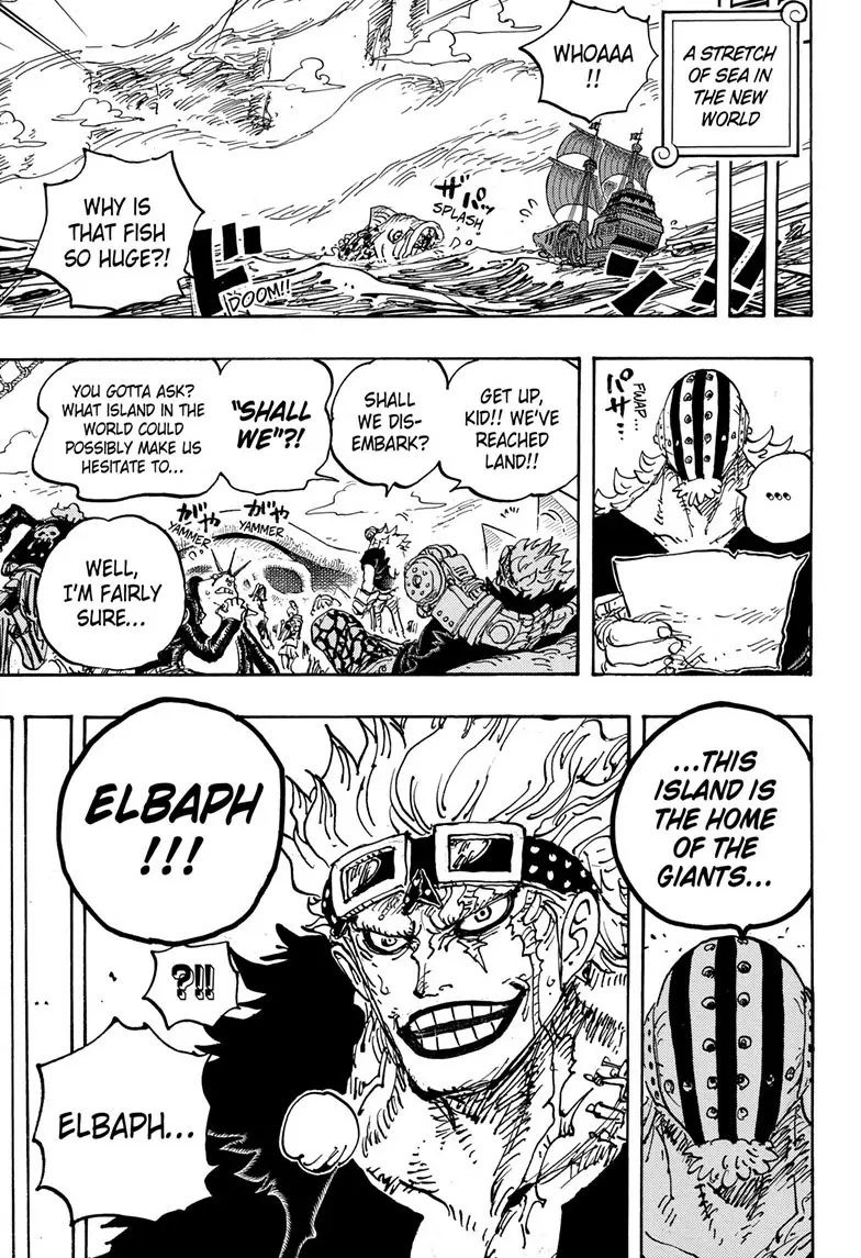 One Piece Manga, chapter 1071, page 14