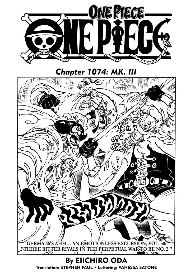 One Piece Manga, chapter 1074, page 1
