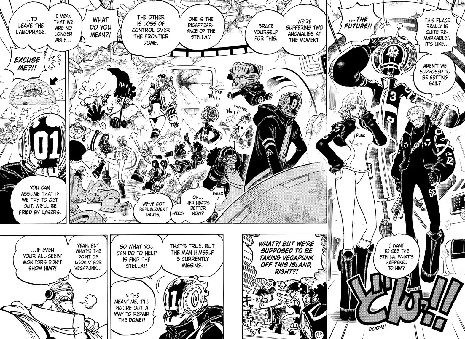 One Piece Manga, chapter 1074, page 8
