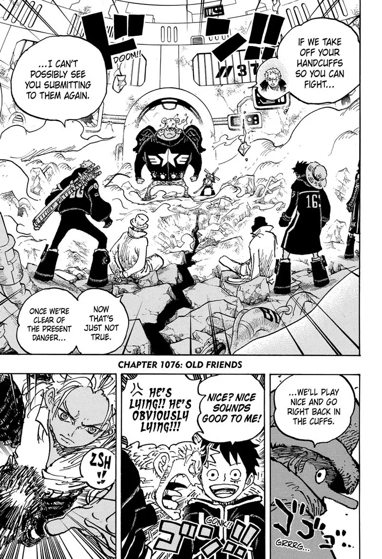 One Piece Manga, chapter 1076, page 3