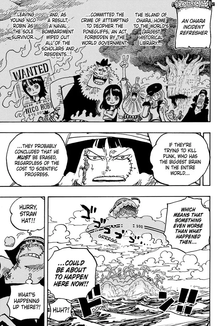 One Piece Manga, chapter 1077, page 3