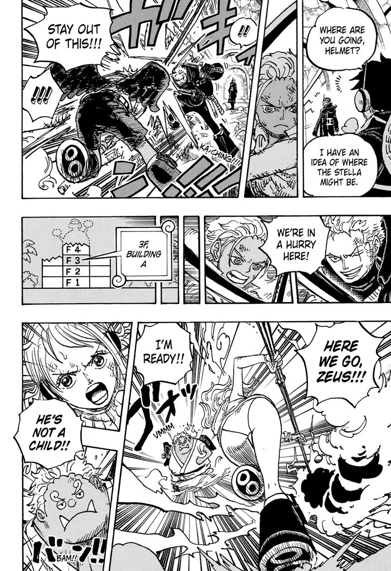 One Piece Manga, chapter 1077, page 8
