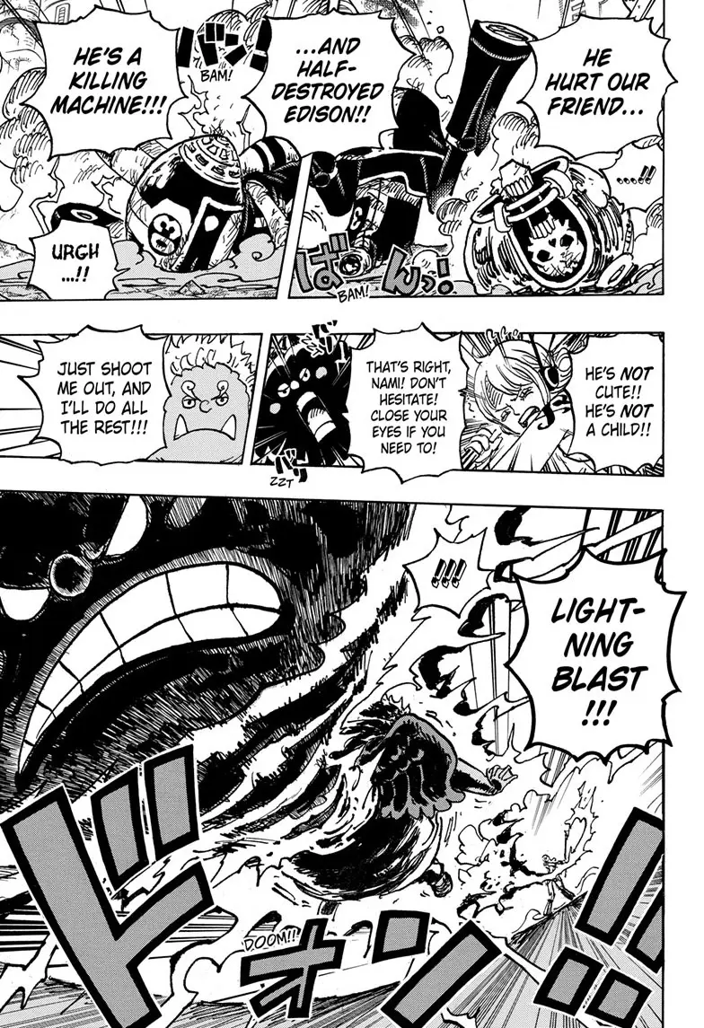 One Piece Manga, chapter 1077, page 9