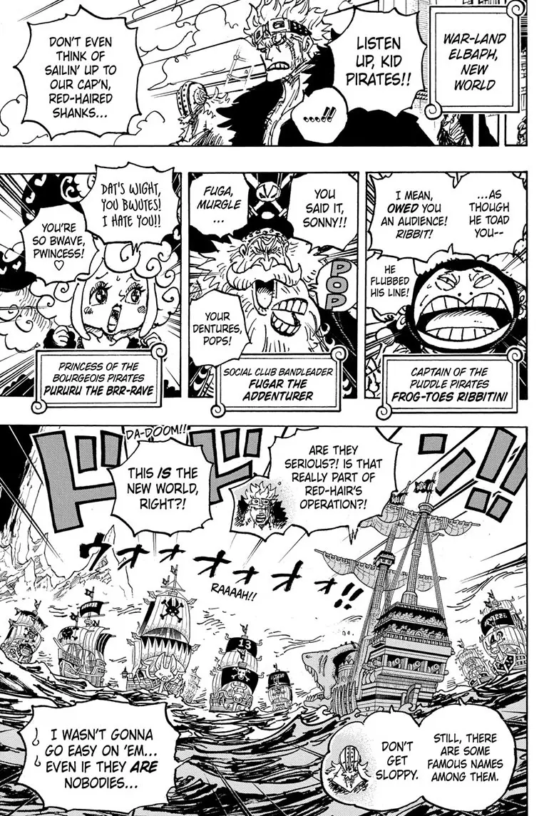 One Piece Manga, chapter 1079, page 5