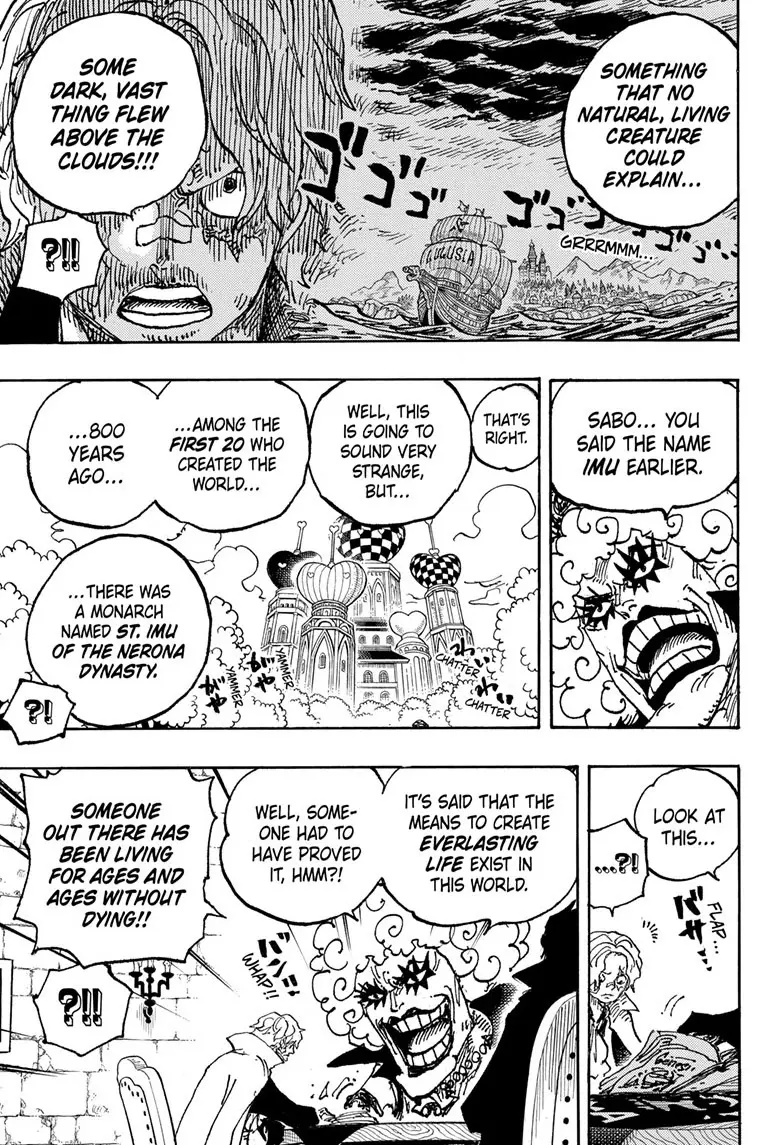 One Piece Manga, chapter 1086, page 13