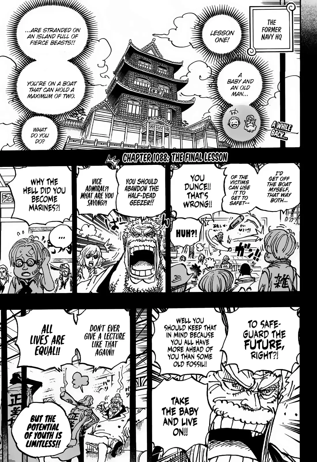 One Piece Manga, chapter 1088, page 3