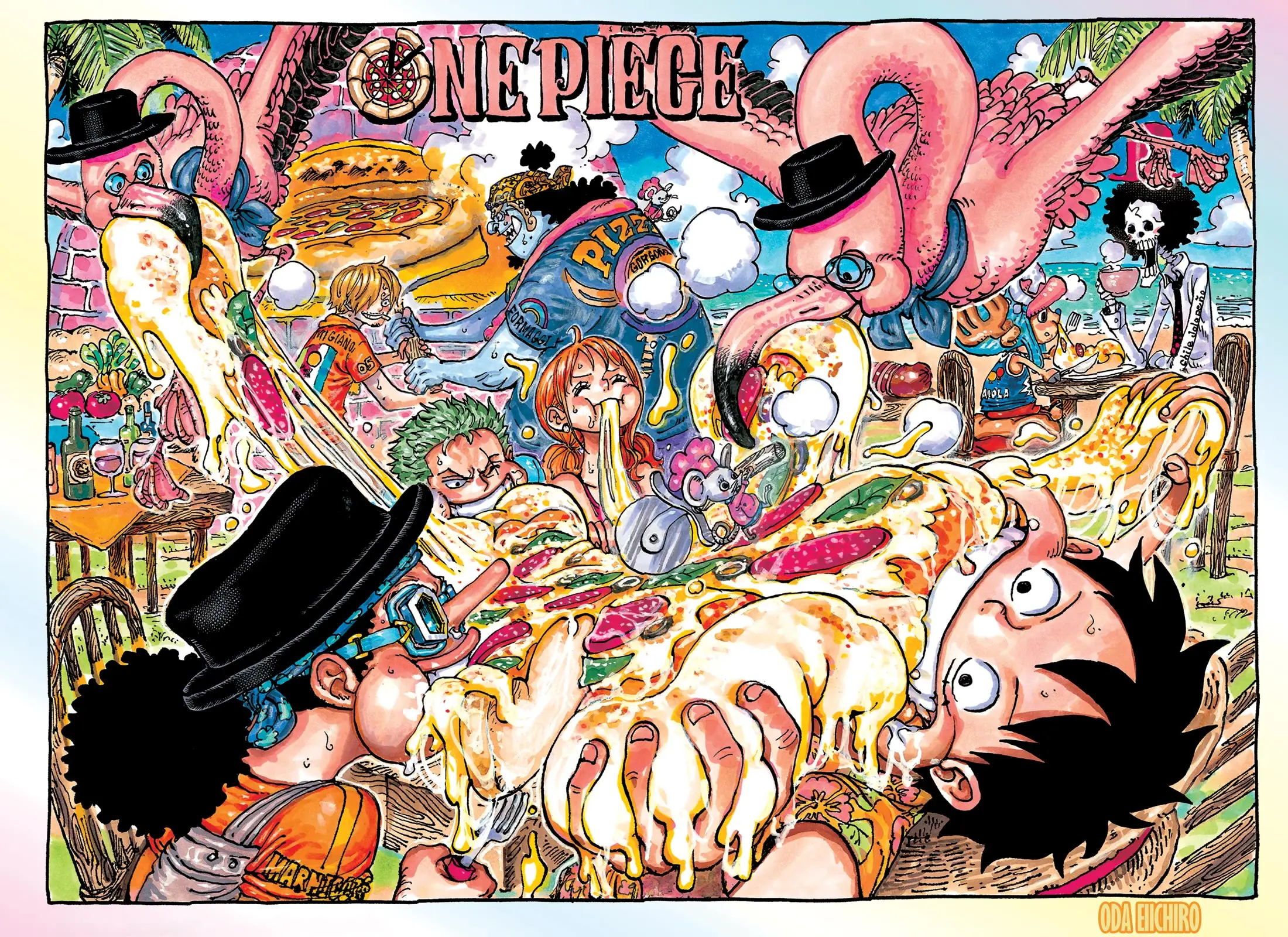 One Piece Manga, chapter 1091, page 2