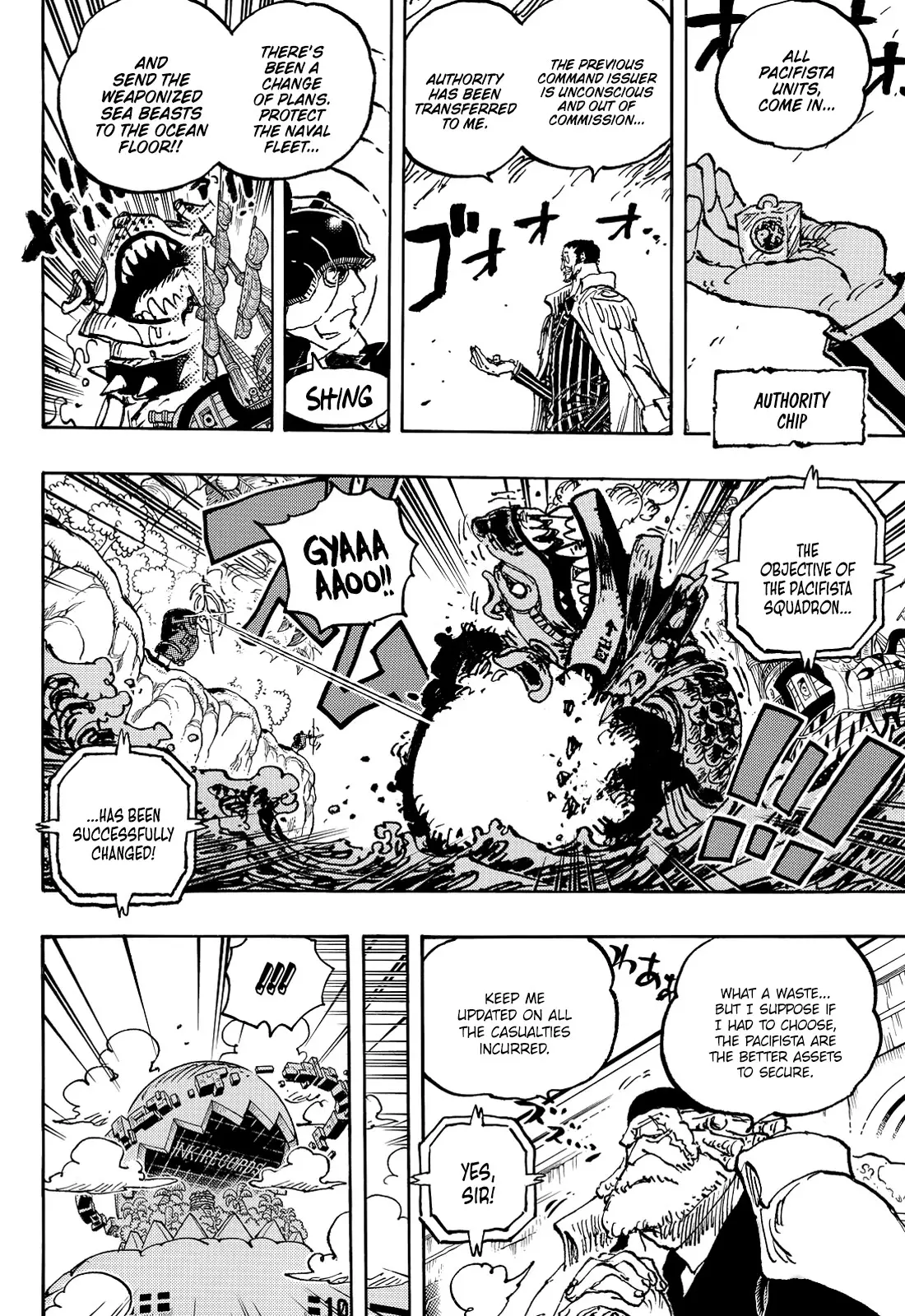 One Piece Manga, chapter 1091, page 11