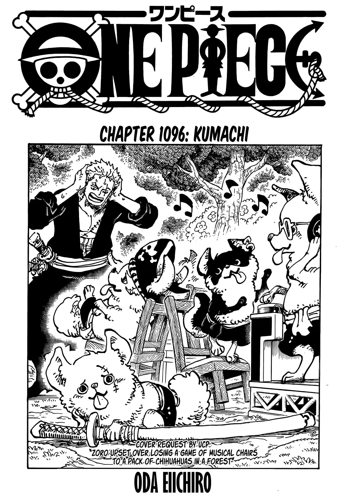 One Piece Manga, chapter 1096, page 1