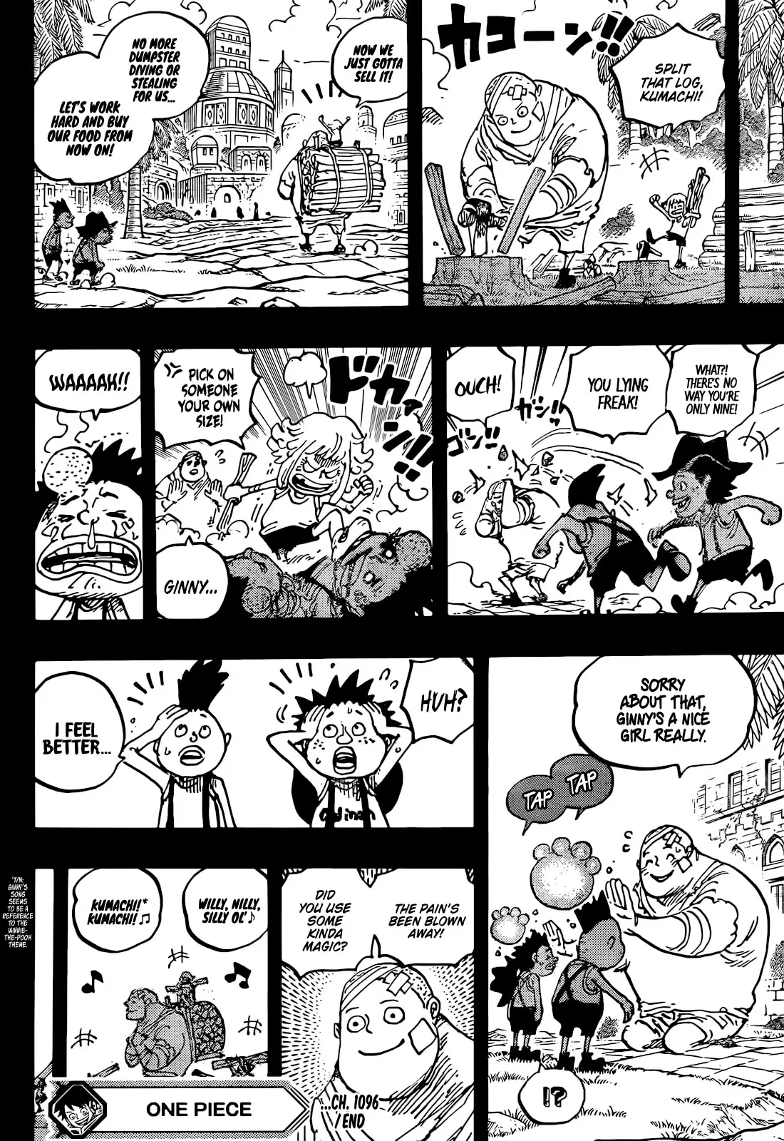 One Piece Manga, chapter 1096, page 13