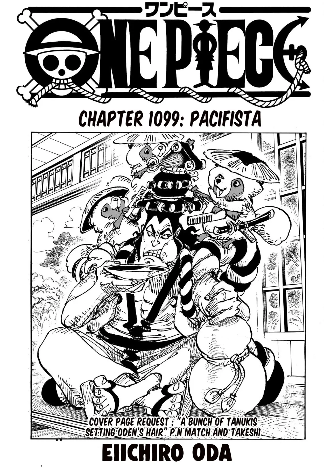One Piece Manga, chapter 1099, page 1