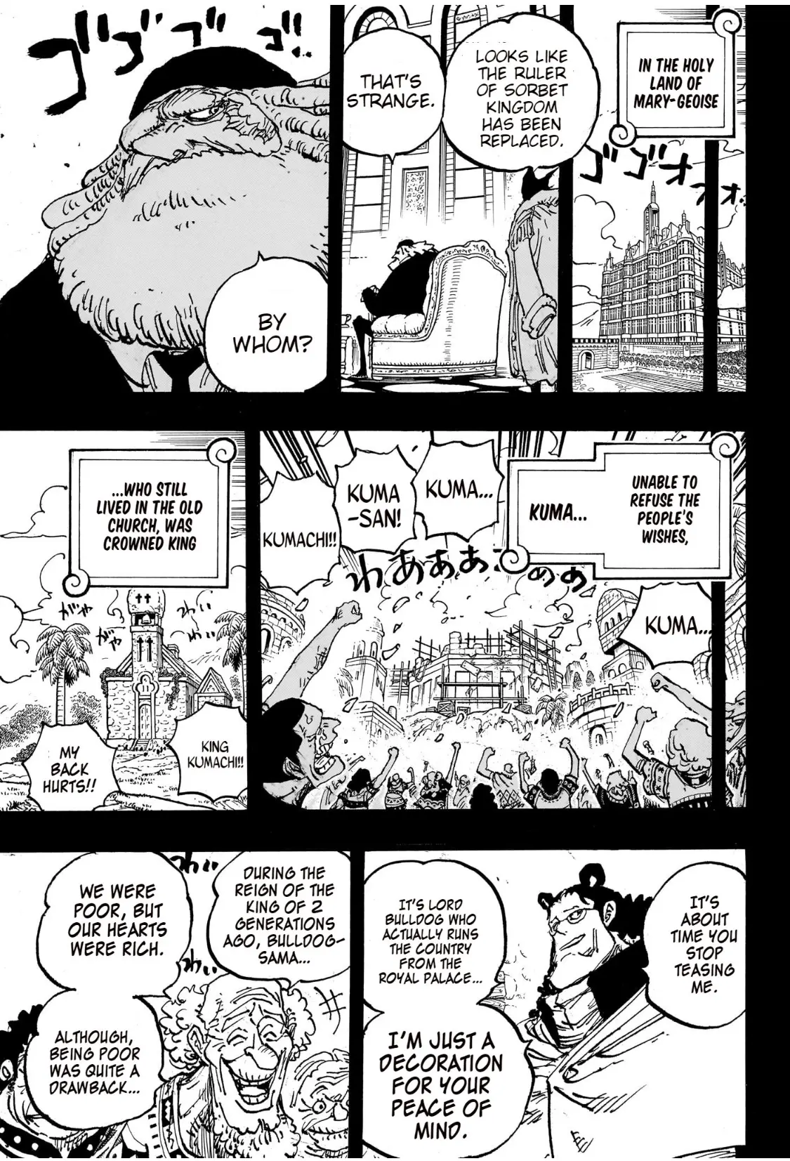 One Piece Manga, chapter 1099, page 4