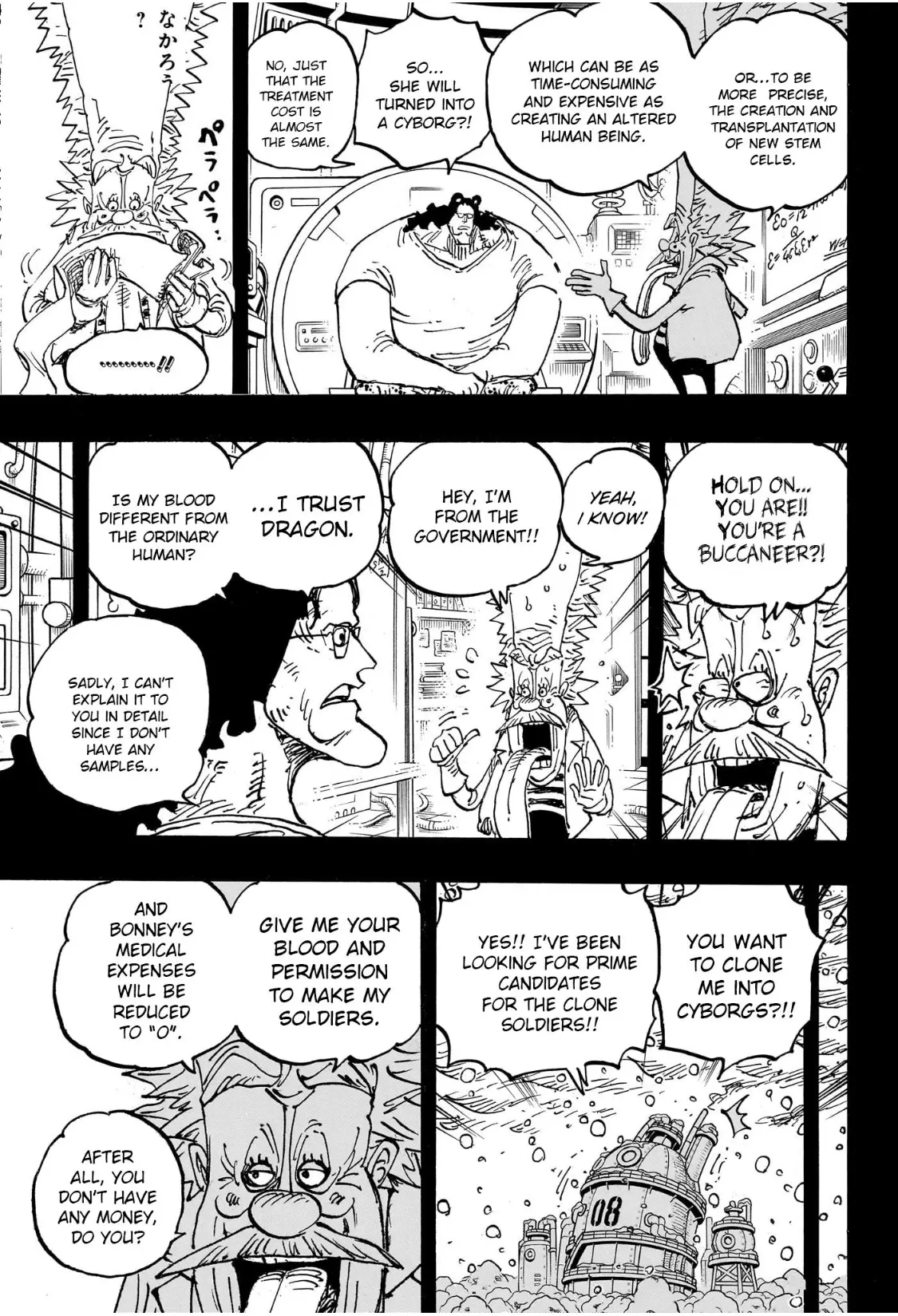 One Piece Manga, chapter 1099, page 14