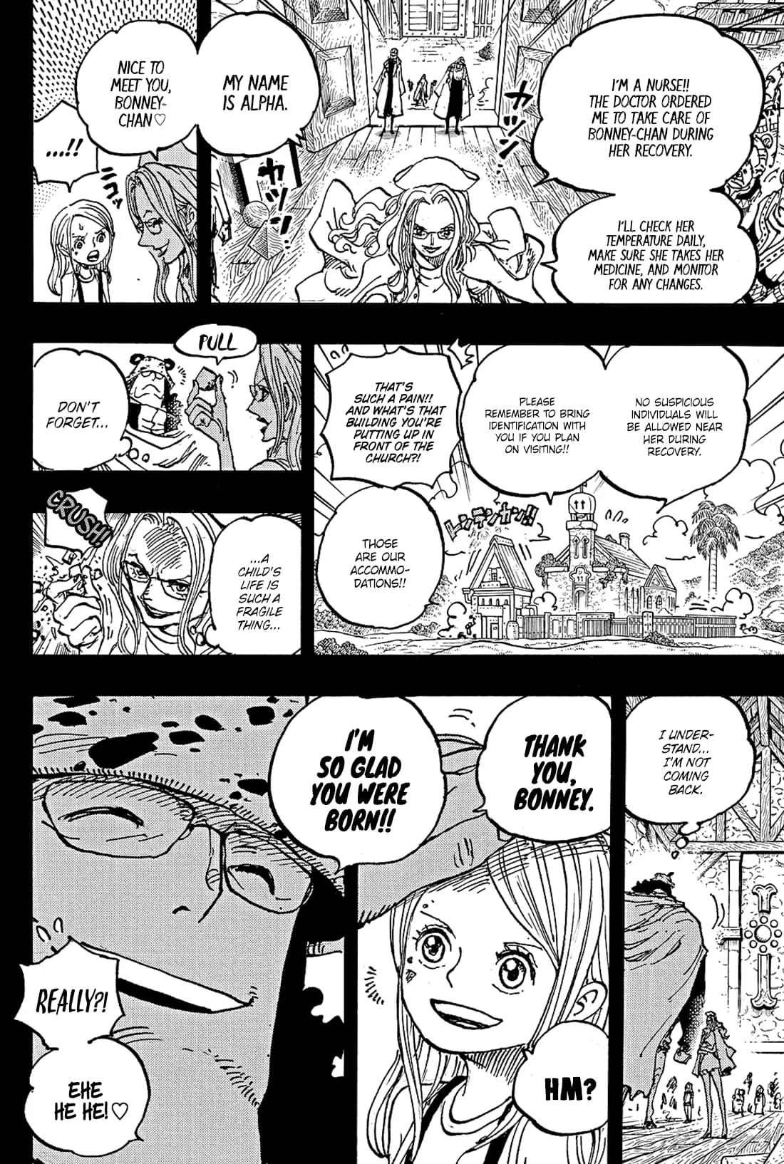 One Piece Manga, chapter 1100, page 14