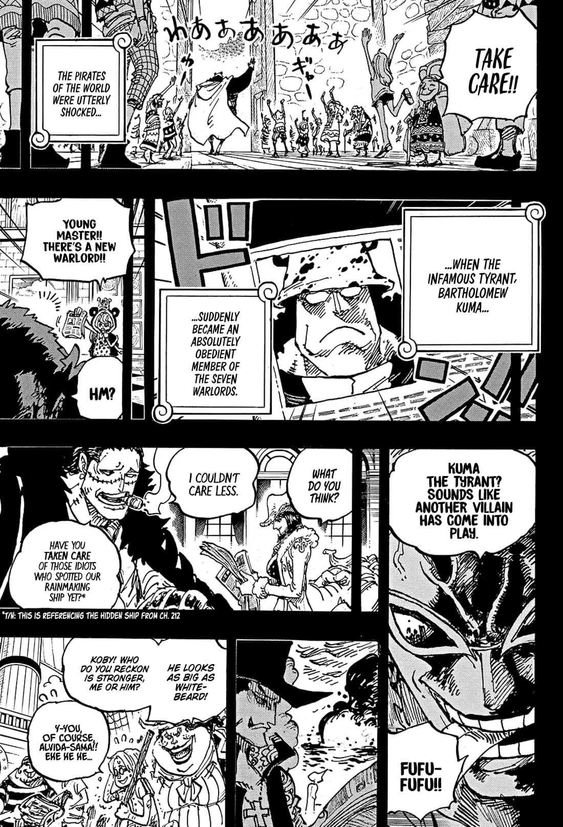 One Piece Manga, chapter 1100, page 15