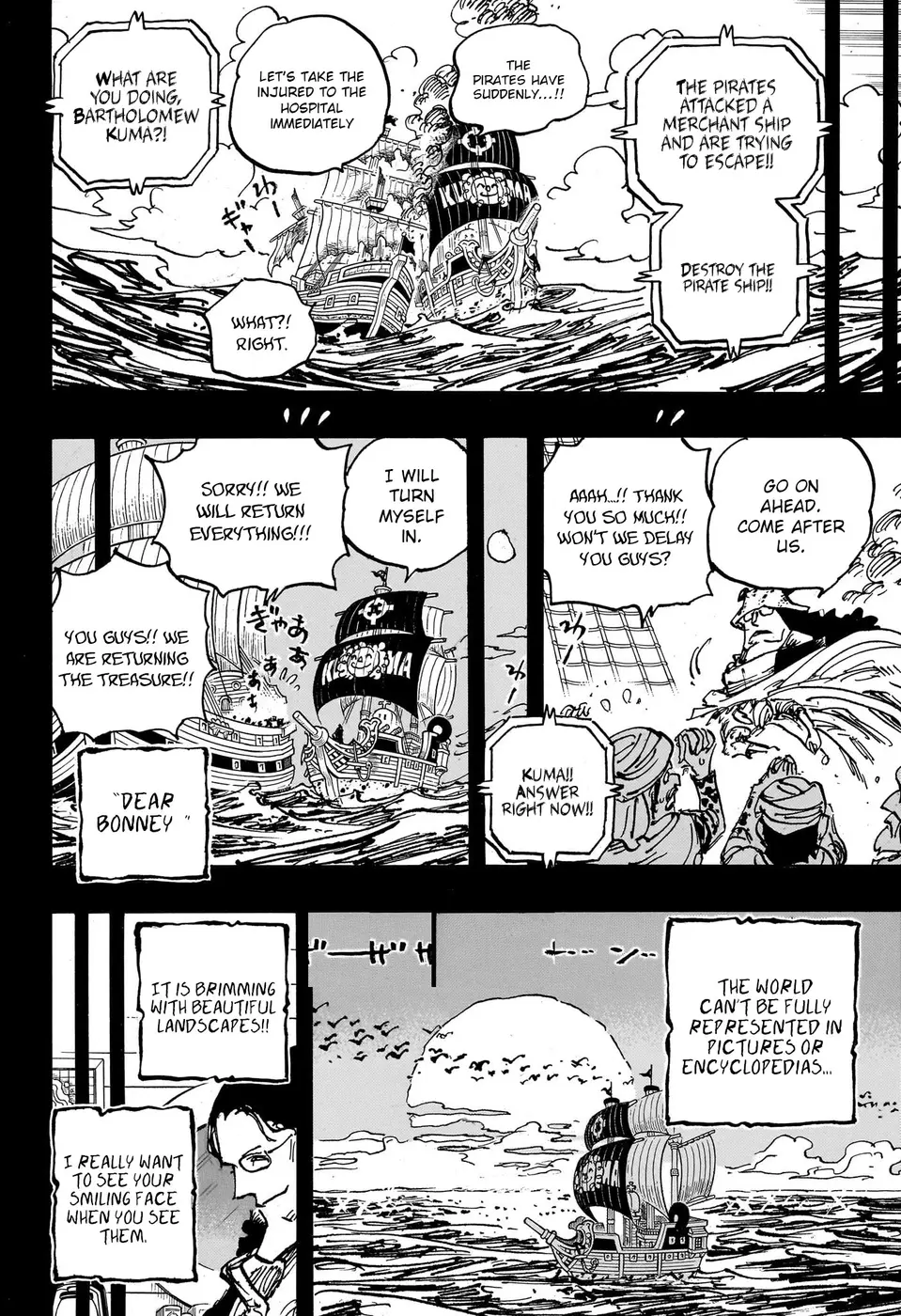 One Piece Manga, chapter 1101, page 4