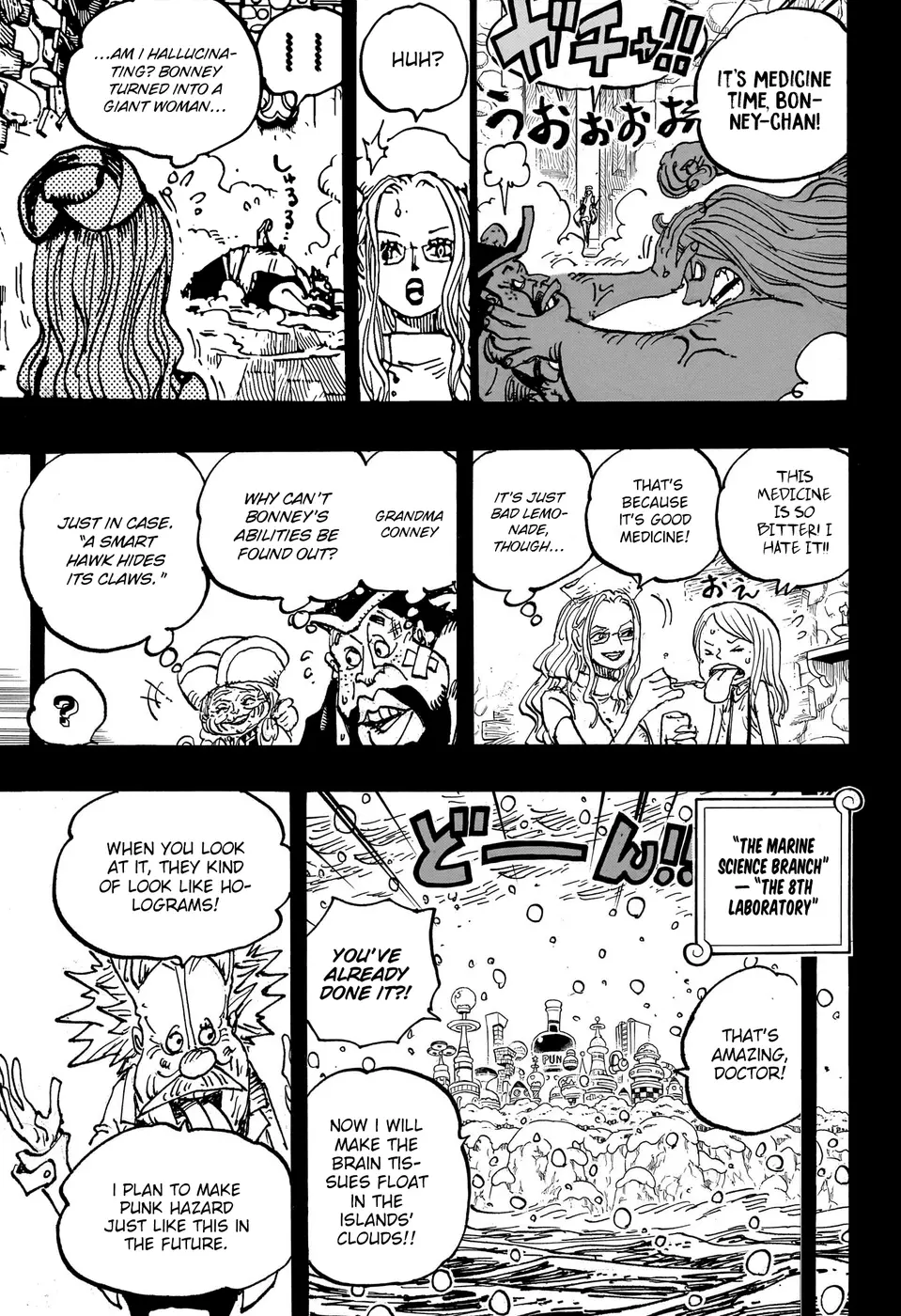 One Piece Manga, chapter 1101, page 7