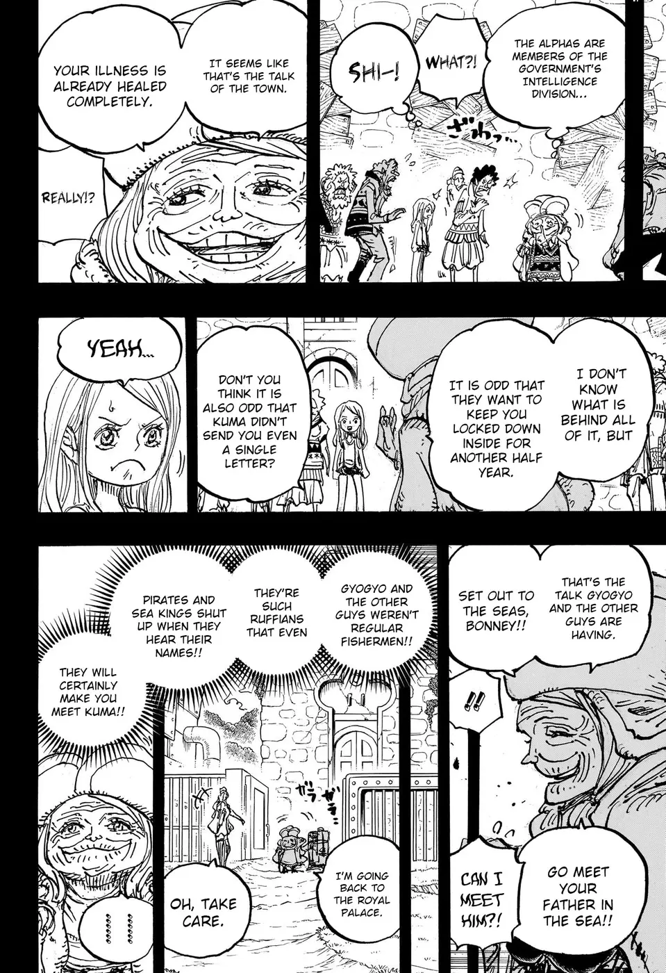 One Piece Manga, chapter 1101, page 12