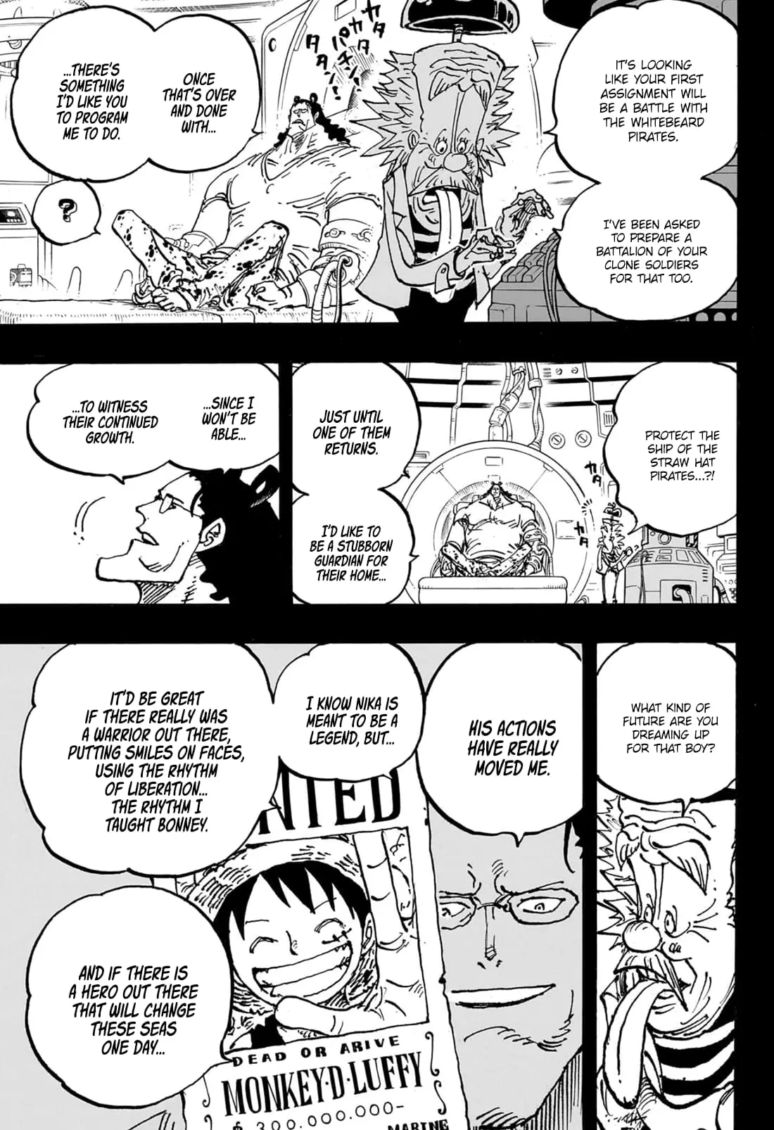 One Piece Manga, chapter 1102, page 14