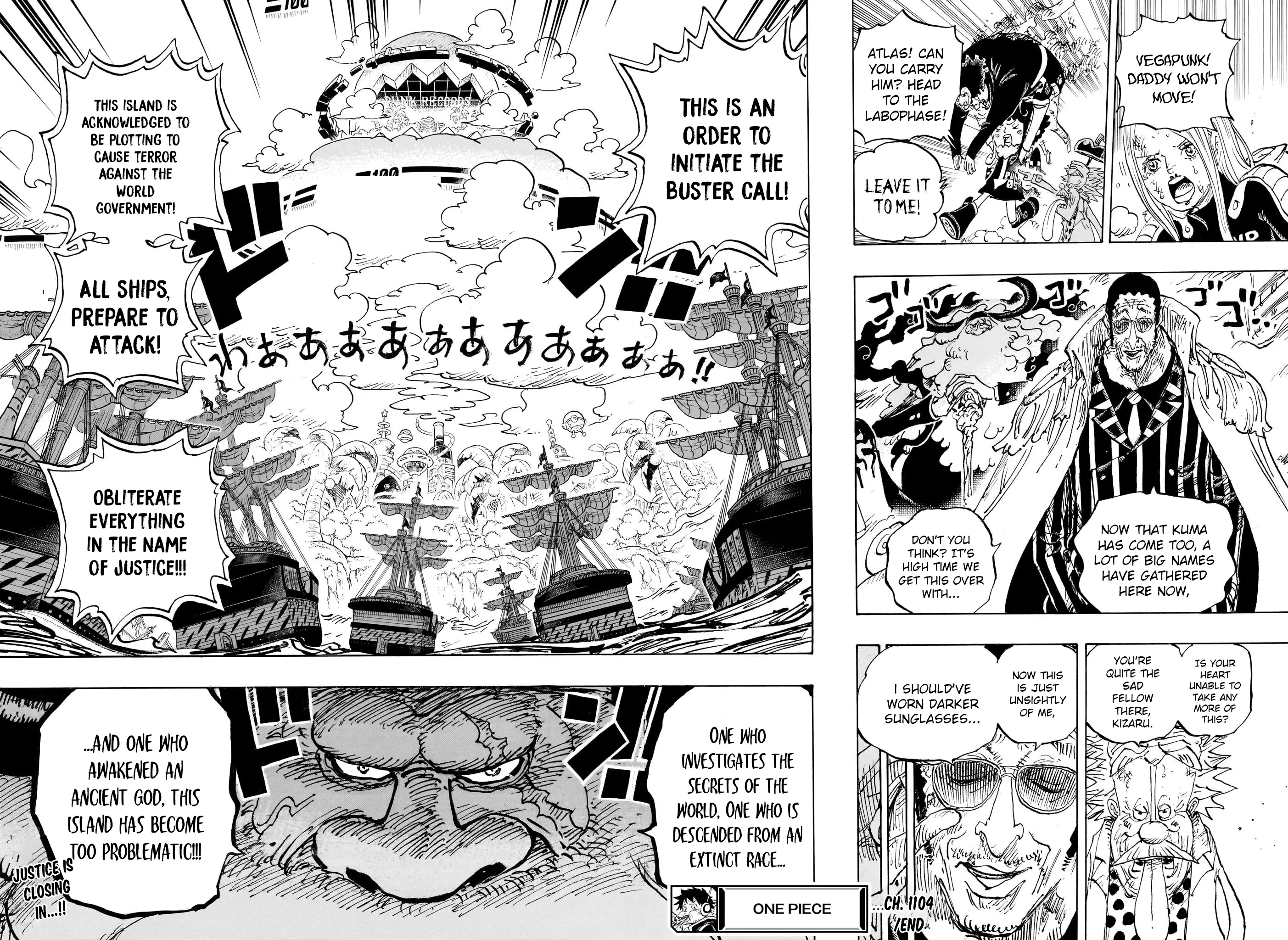 One Piece Manga, chapter 1104, page 12