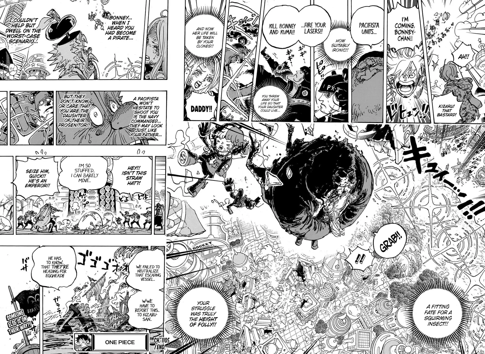 One Piece Manga, chapter 1105, page 10