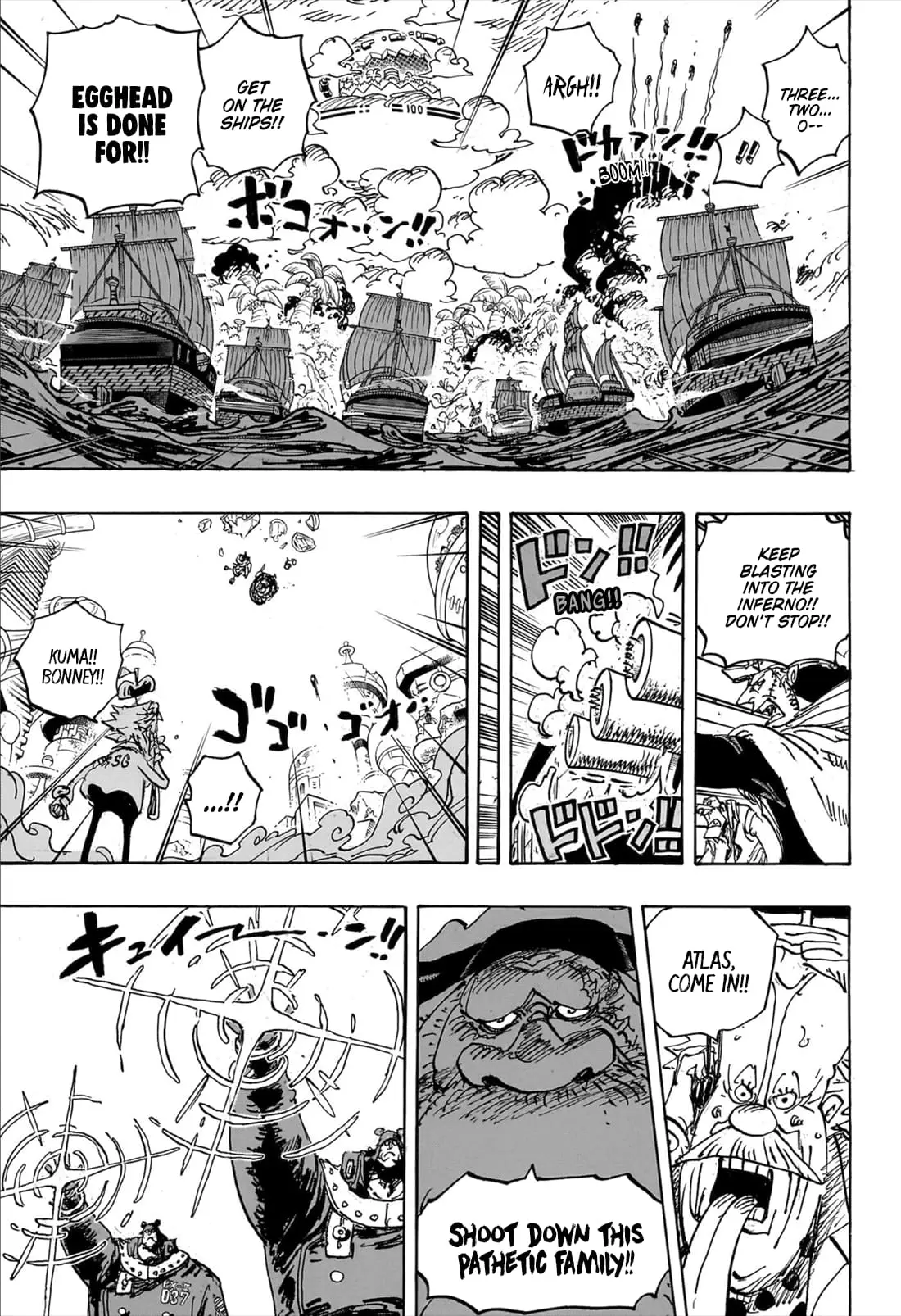 One Piece Manga, chapter 1106, page 3