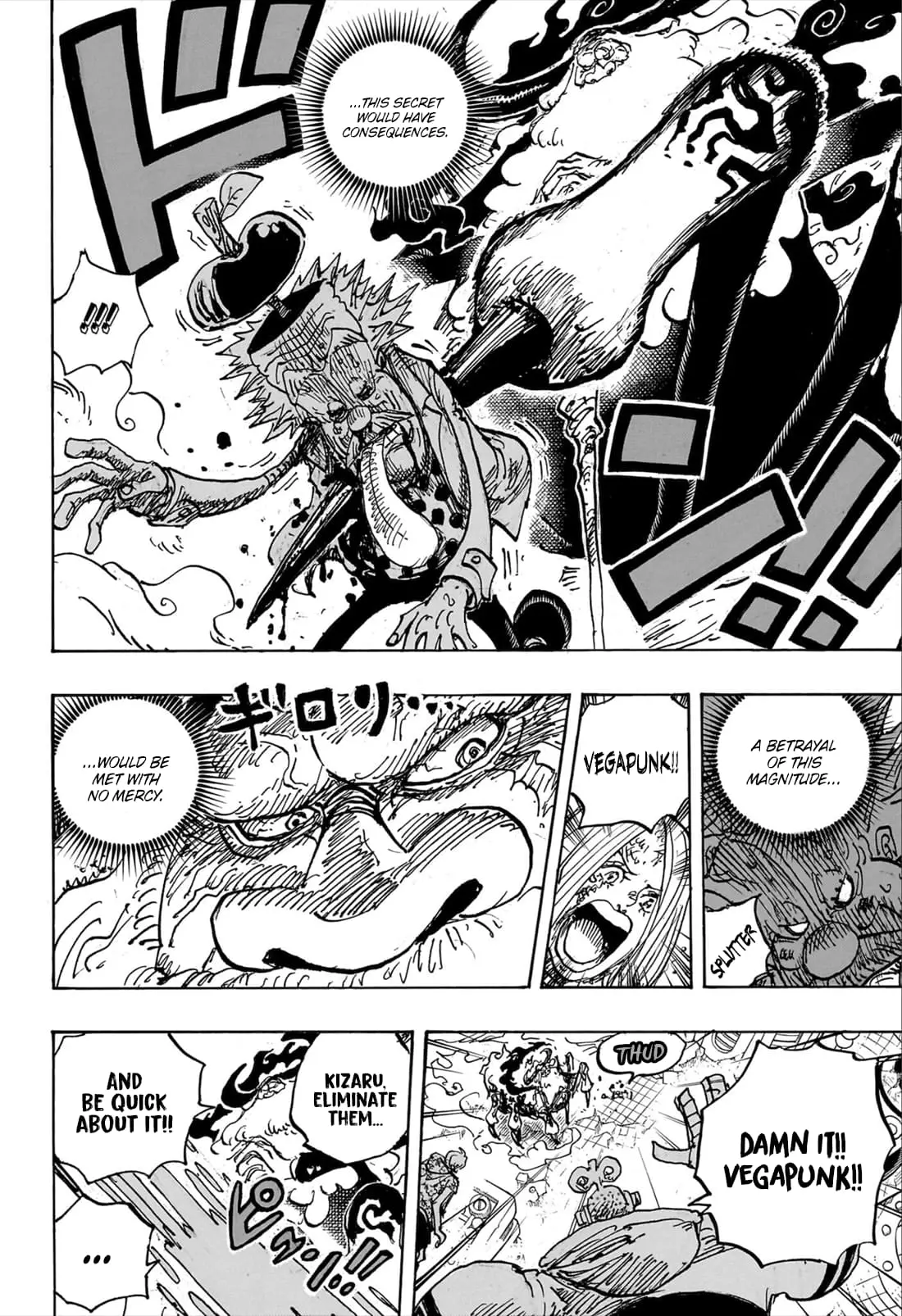 One Piece Manga, chapter 1106, page 8
