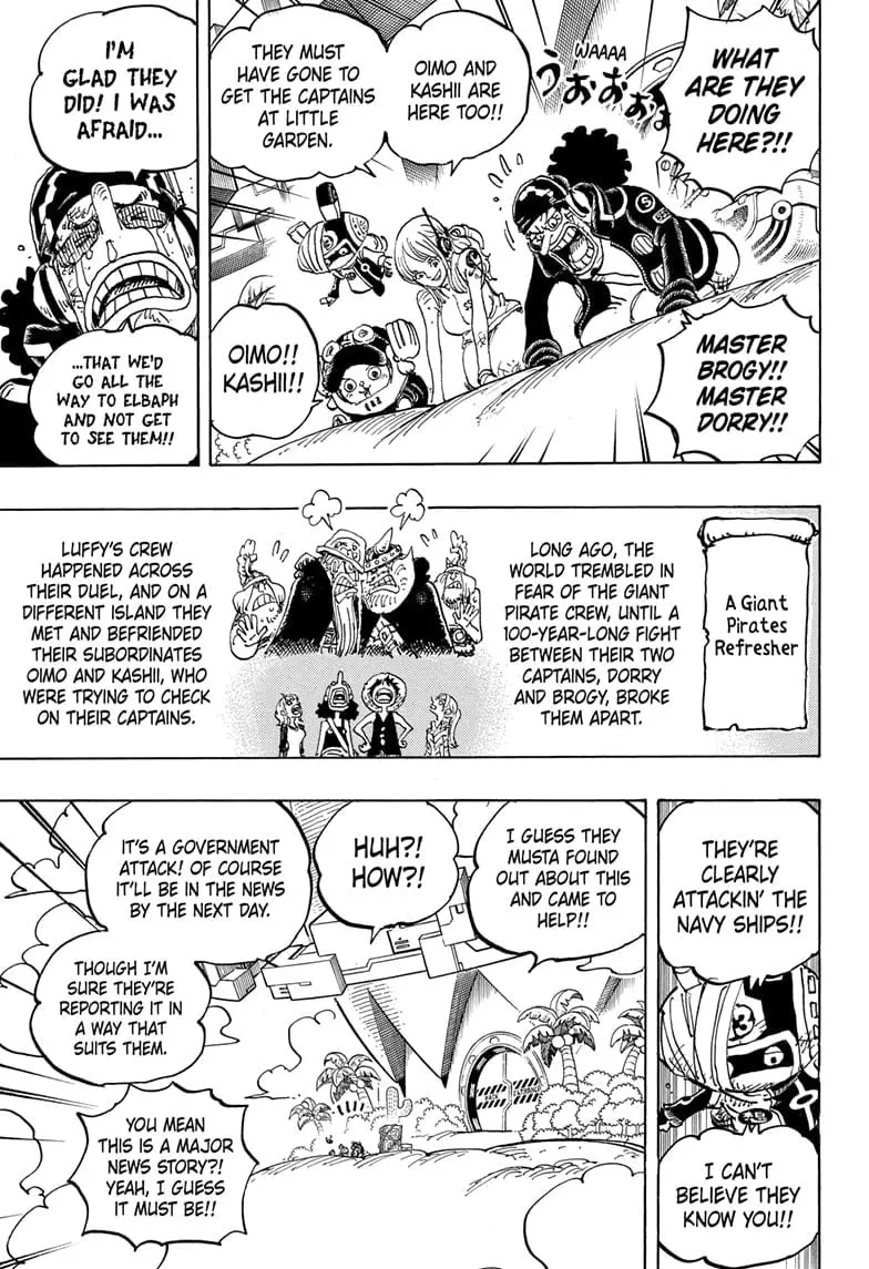 One Piece Manga, chapter 1107, page 5