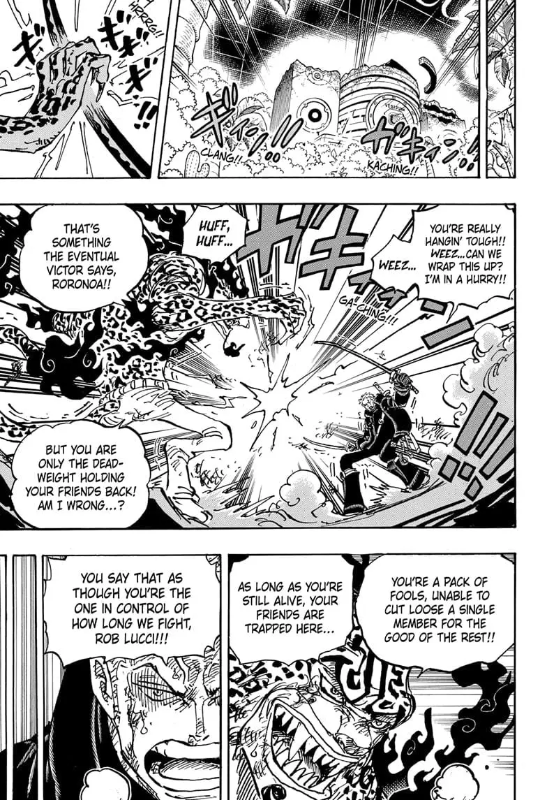 One Piece Manga, chapter 1107, page 7