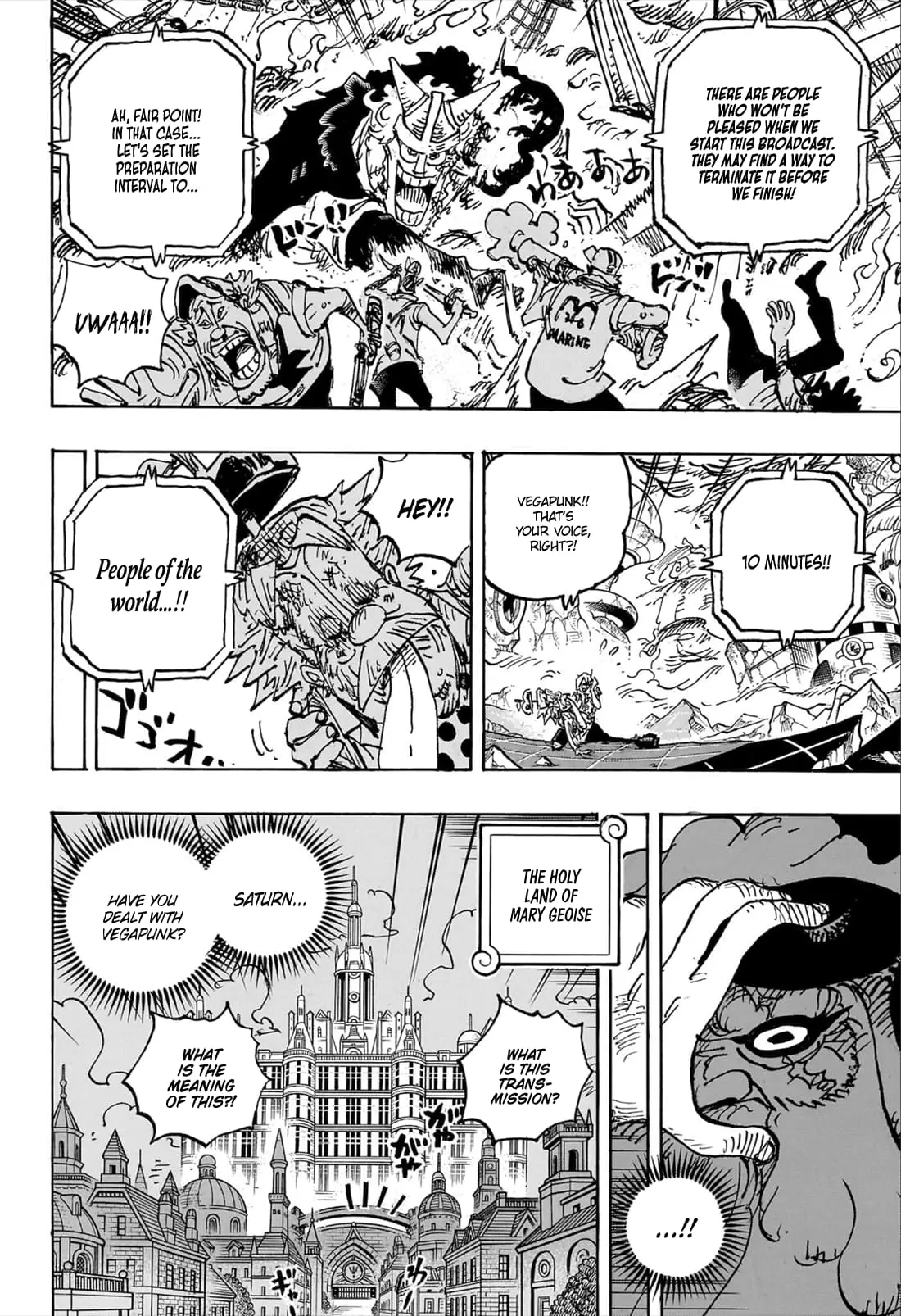 One Piece Manga, chapter 1109, page 4