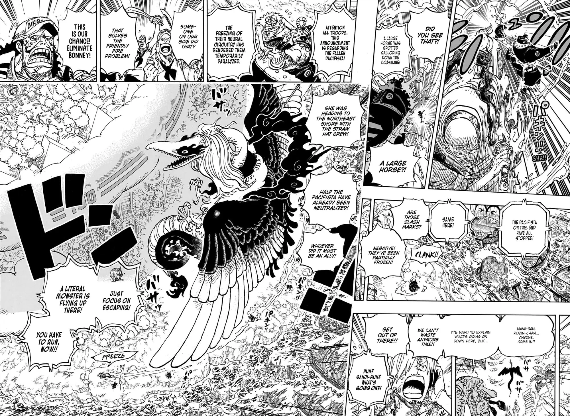 One Piece Manga, chapter 1110, page 9