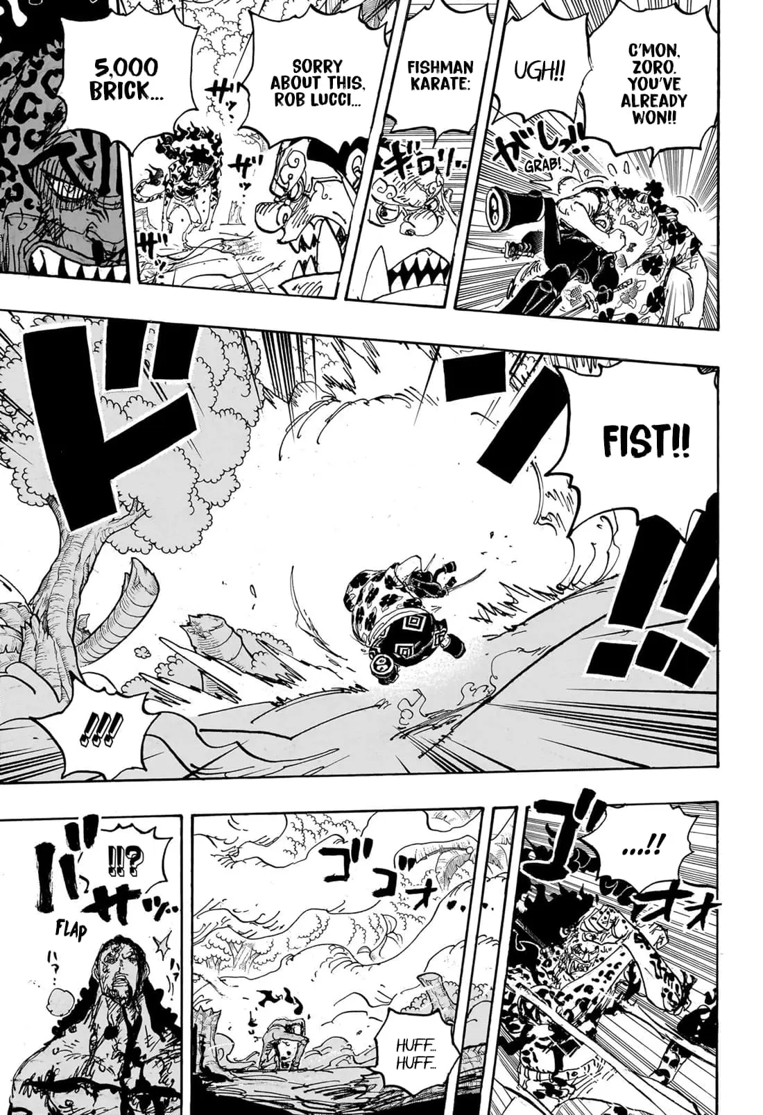 One Piece Manga, chapter 1111, page 4