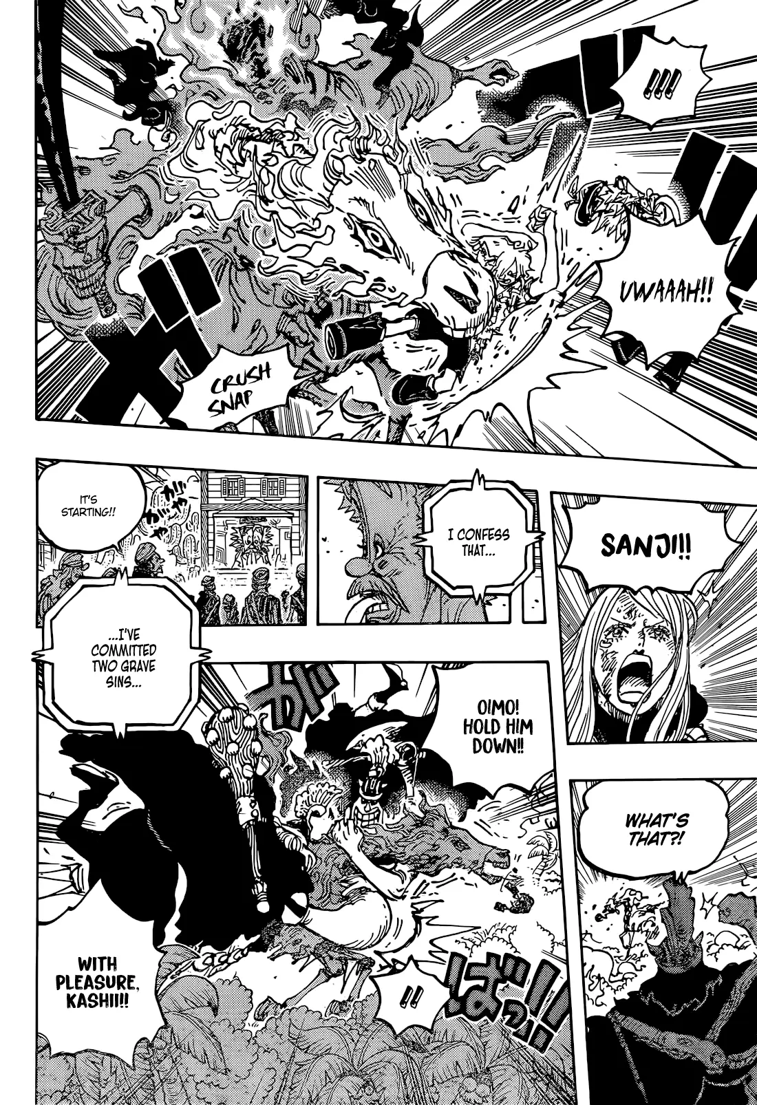One Piece Manga, chapter 1113, page 10