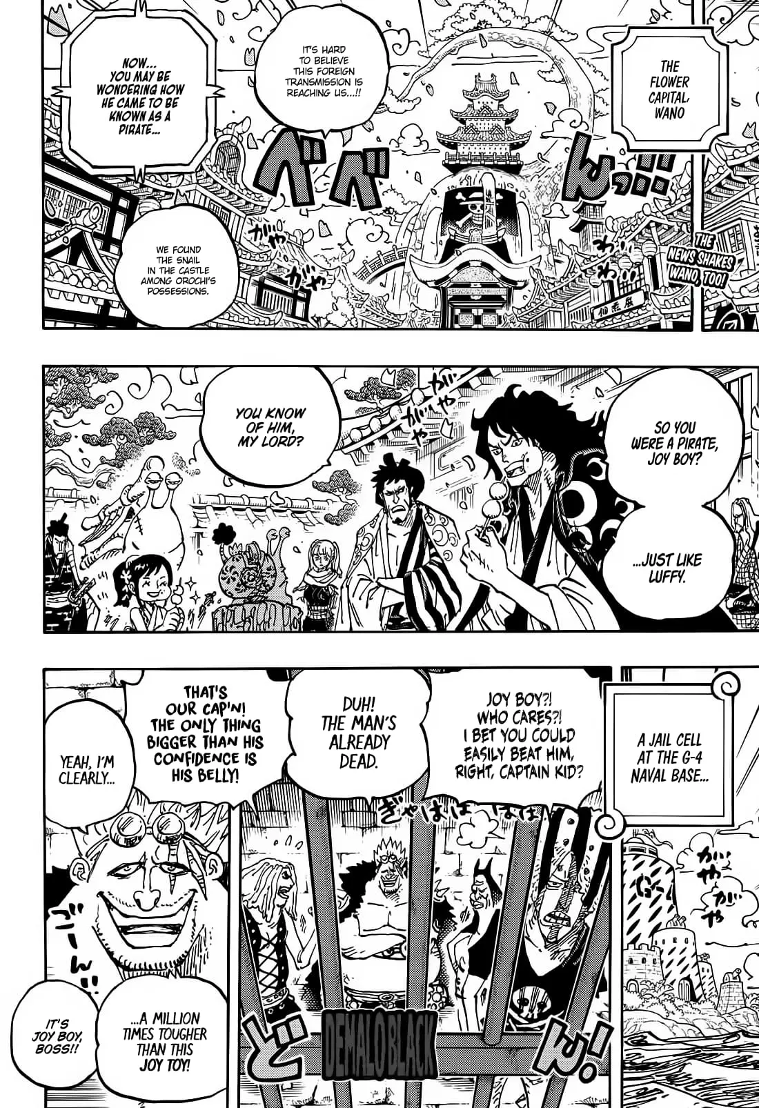 One Piece Manga, chapter 1115, page 2