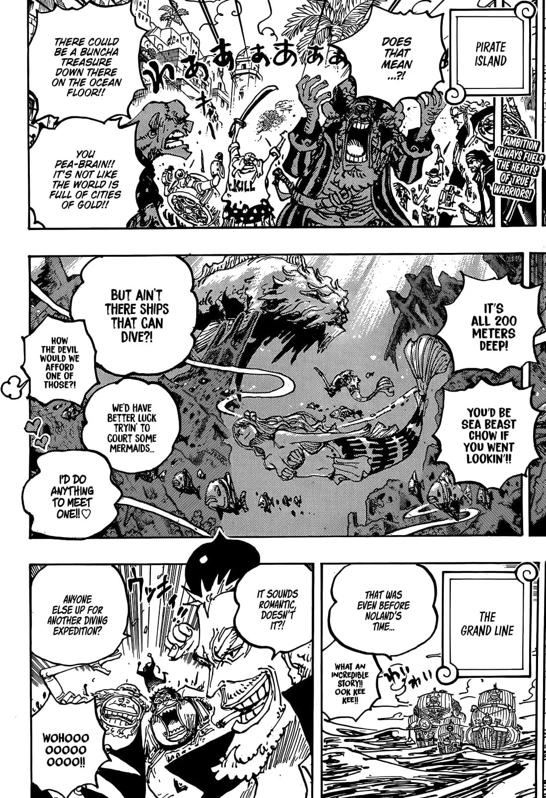 One Piece Manga, chapter 1117, page 2