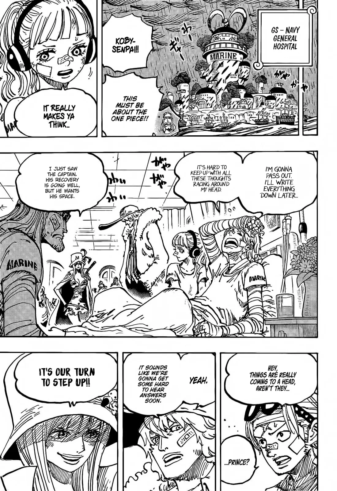 One Piece Manga, chapter 1117, page 3