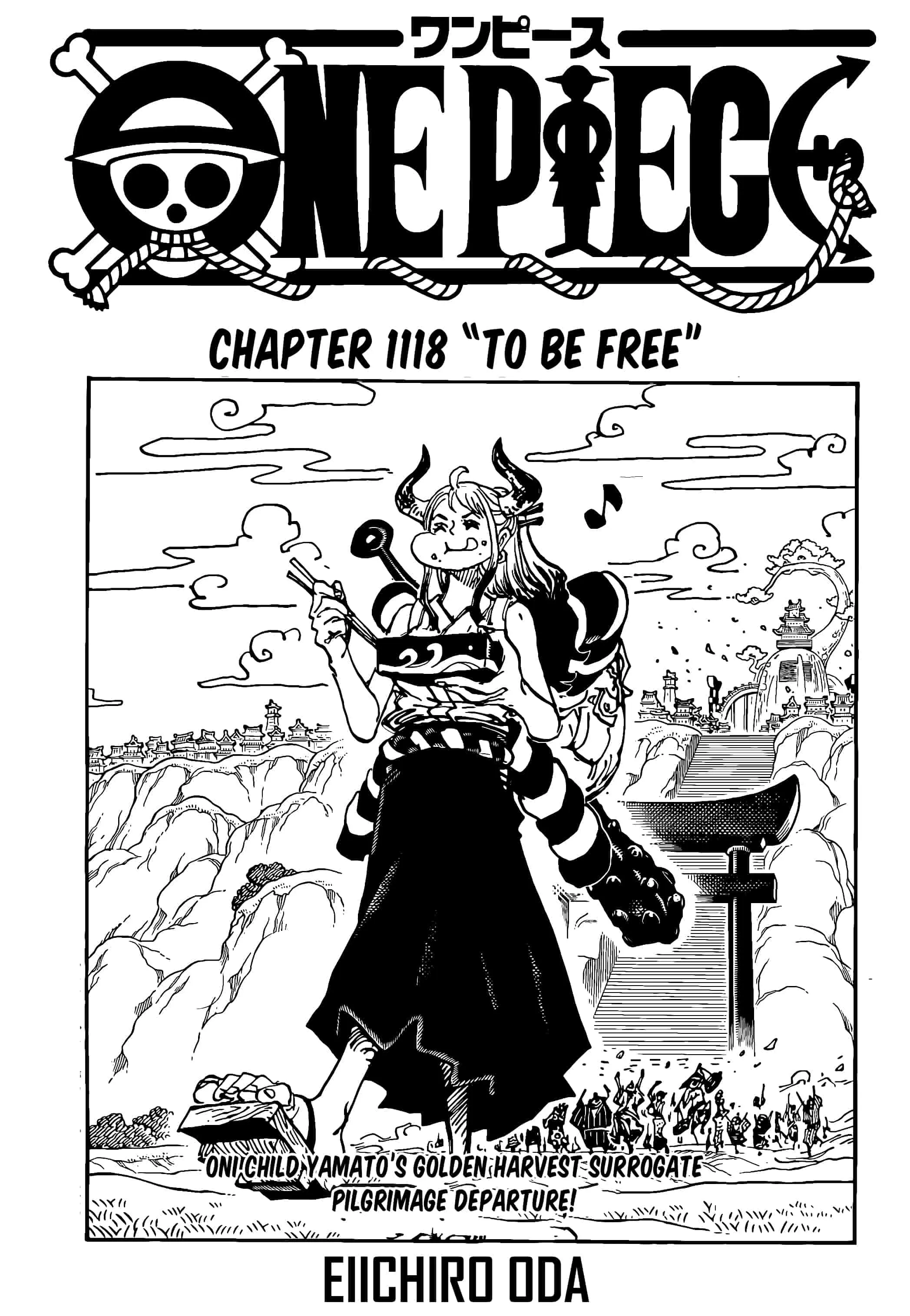 One Piece Manga, chapter 1118, page 1