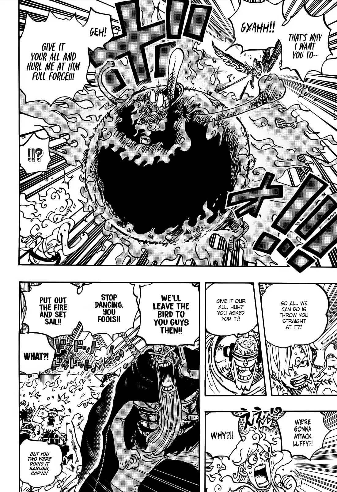 One Piece Manga, chapter 1119, page 4