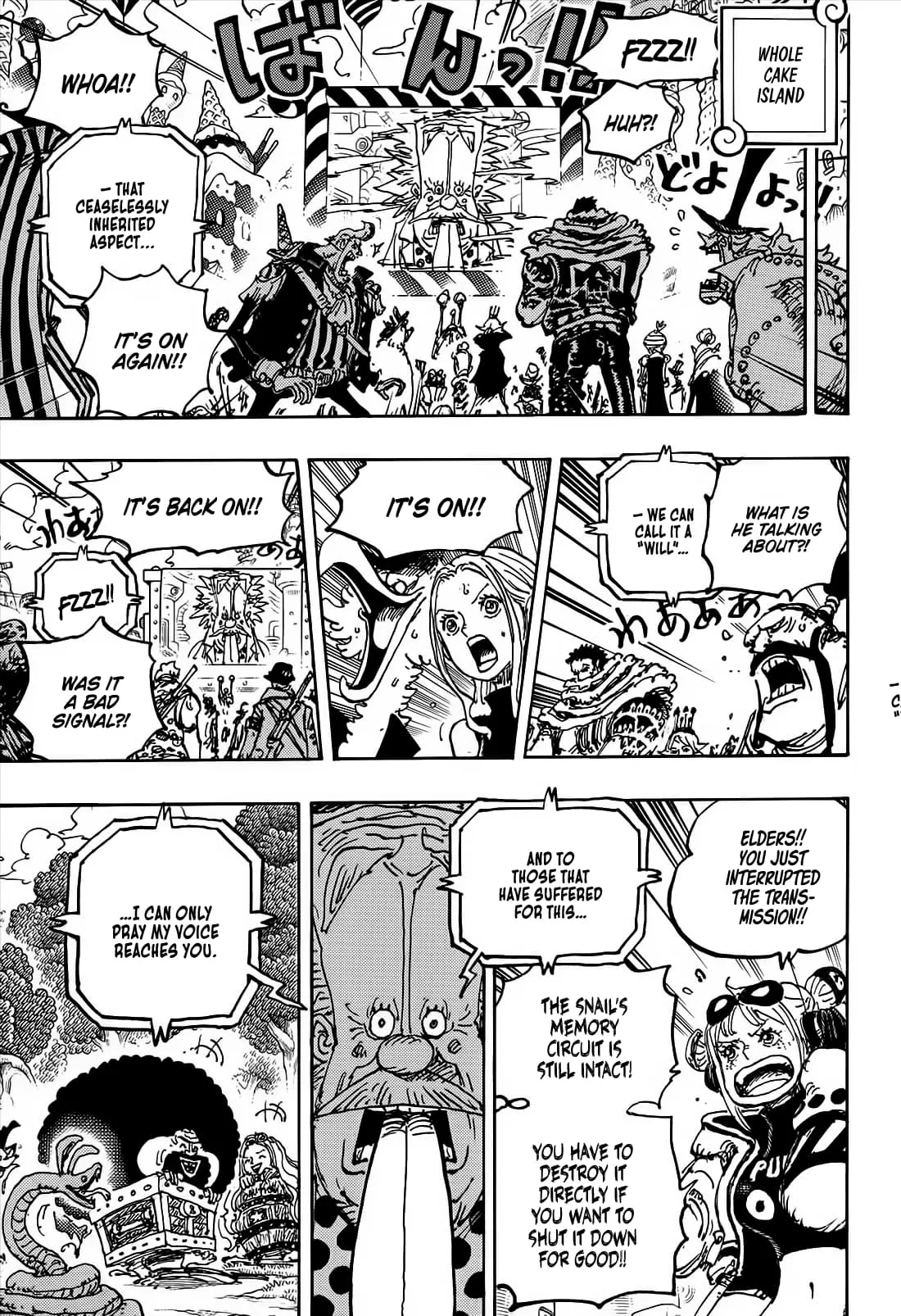 One Piece Manga, chapter 1119, page 8