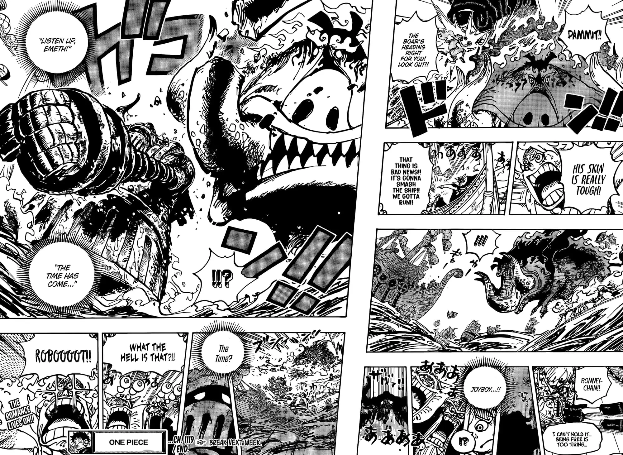 One Piece Manga, chapter 1119, page 11