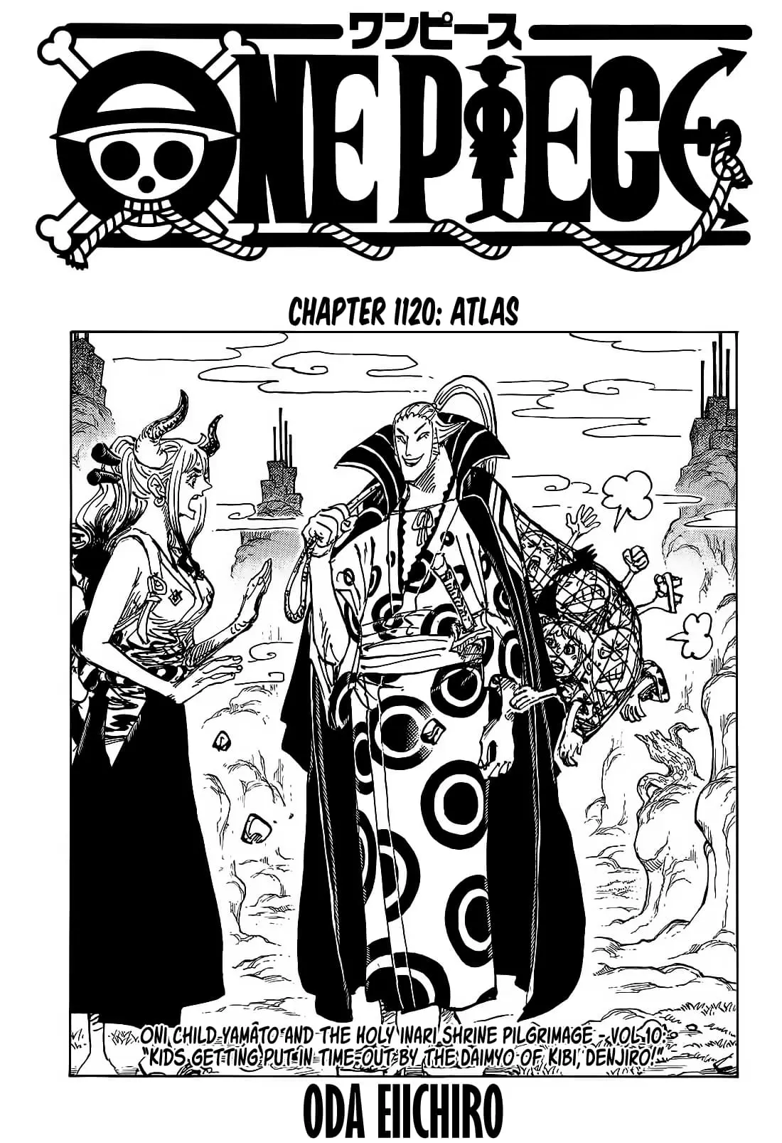 One Piece Manga, chapter 1120, page 1