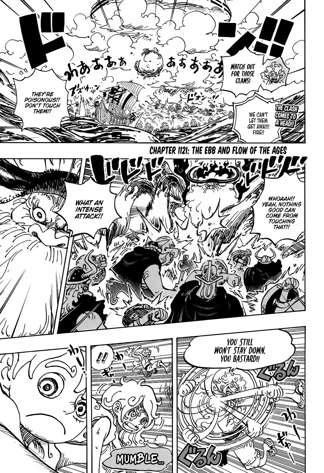 One Piece Manga, chapter 1121, page 3