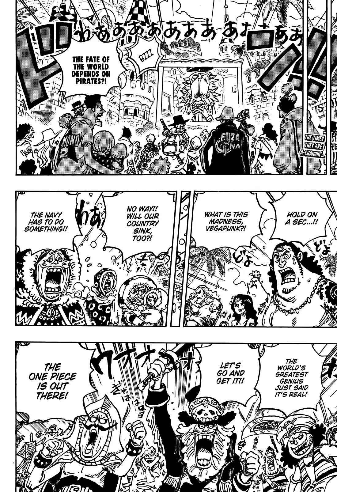 One Piece Manga, chapter 1122, page 3