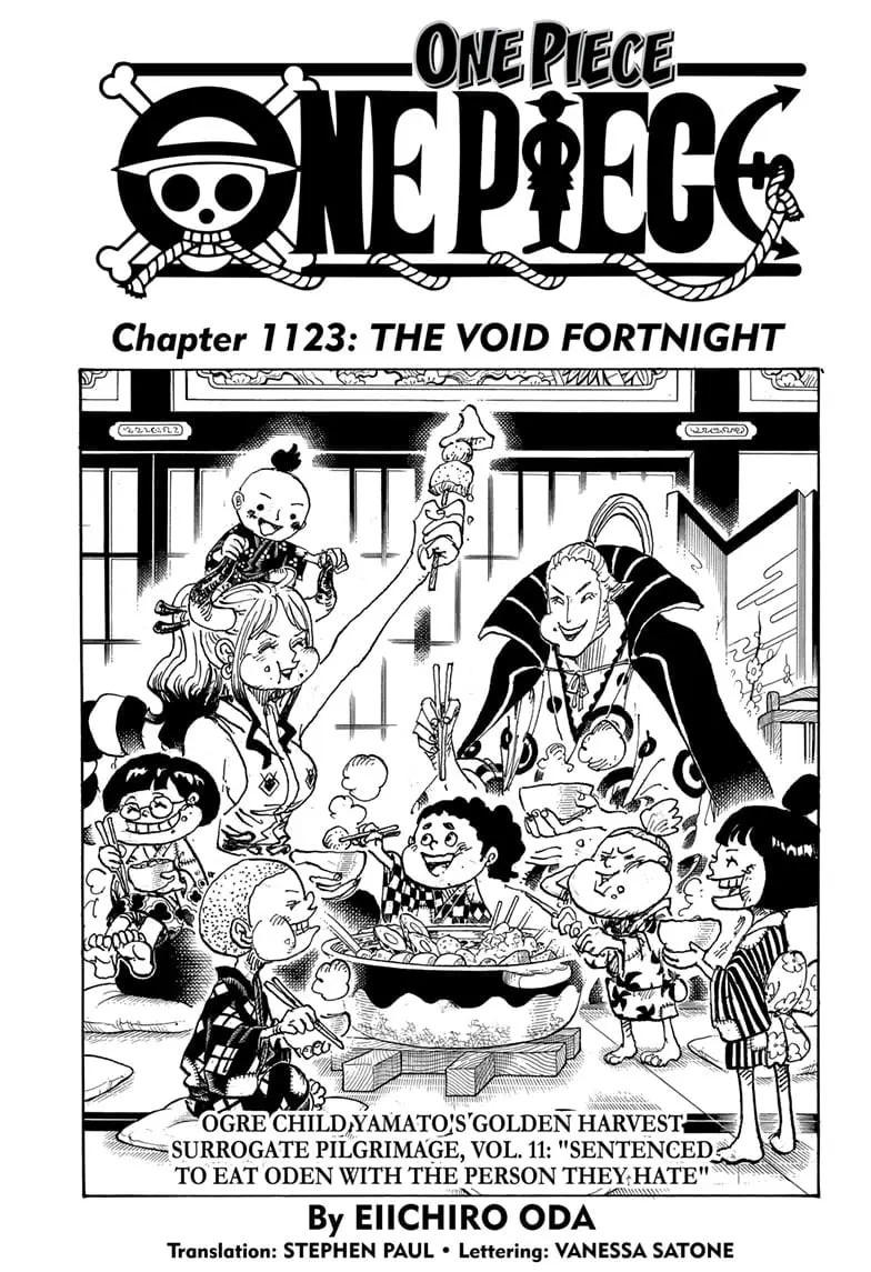 One Piece Manga, chapter 1123, page 1