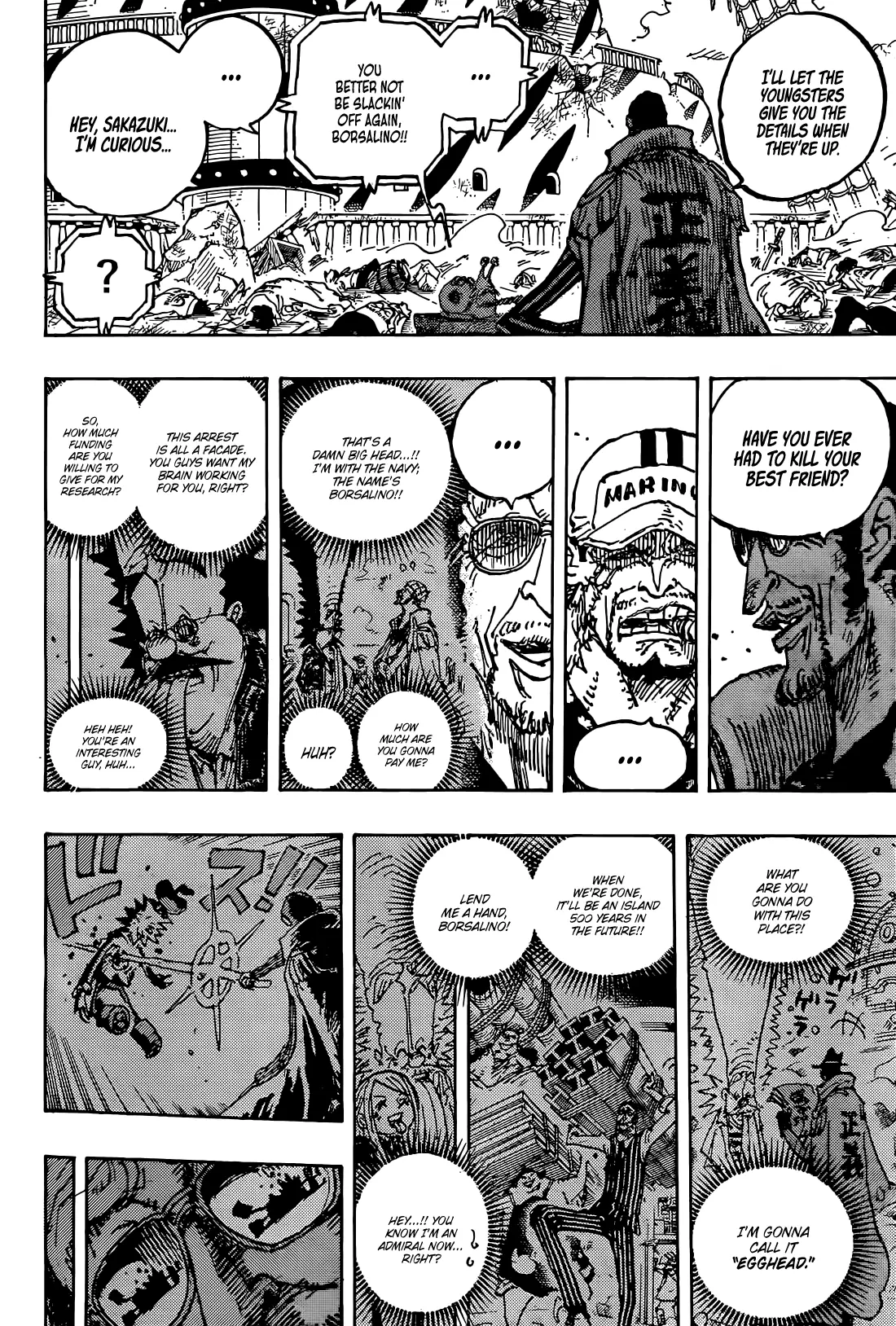 One Piece Manga, chapter 1124, page 5
